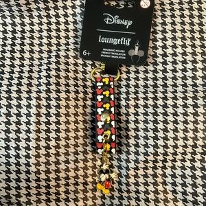 Loungefly Disney Mickey Mouse Ear Headband Holder Keychain